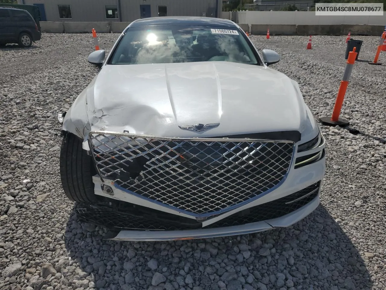 2021 Genesis G80 Base VIN: KMTGB4SC8MU078677 Lot: 71980724