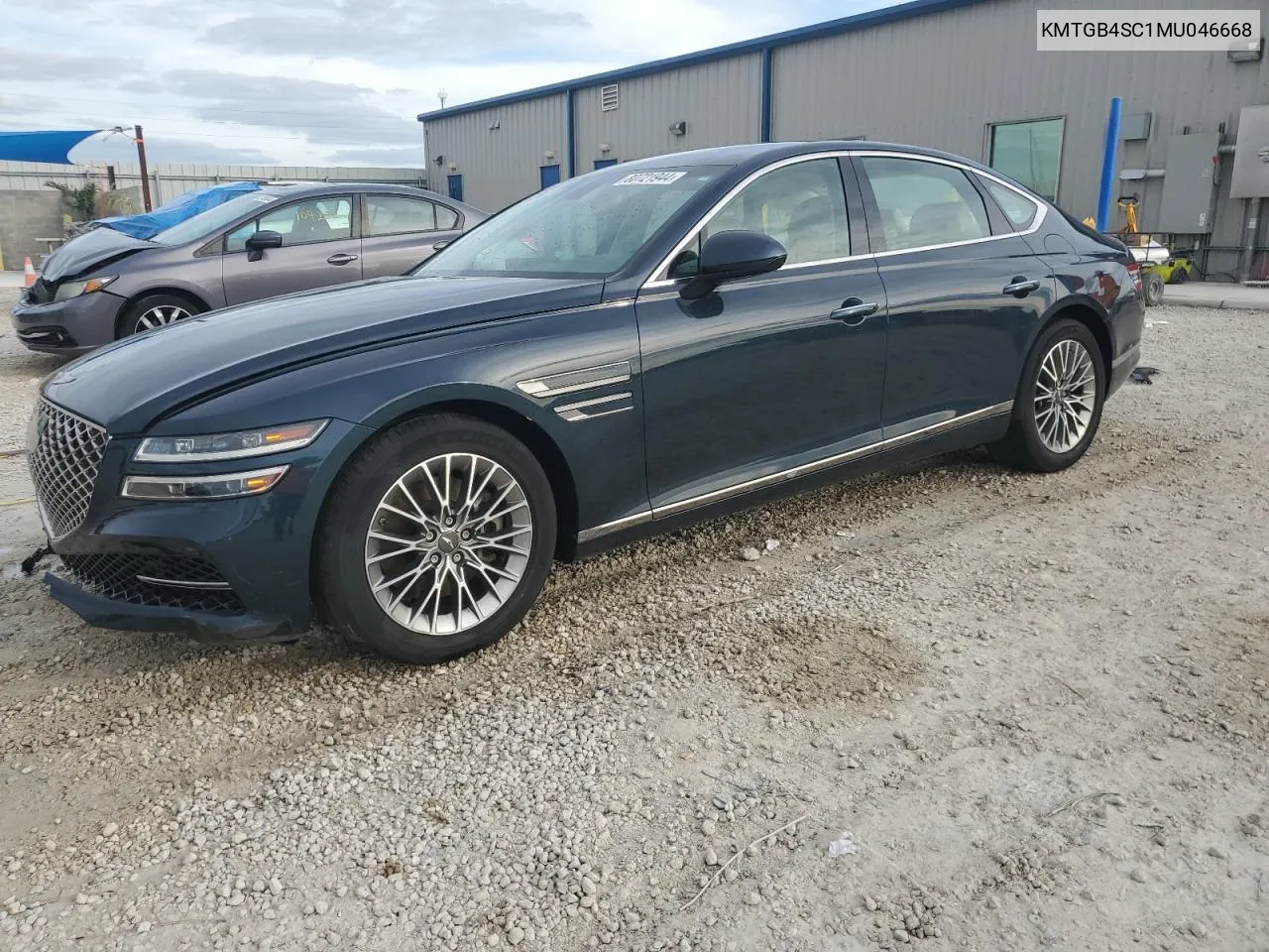 2021 Genesis G80 Base VIN: KMTGB4SC1MU046668 Lot: 80721944