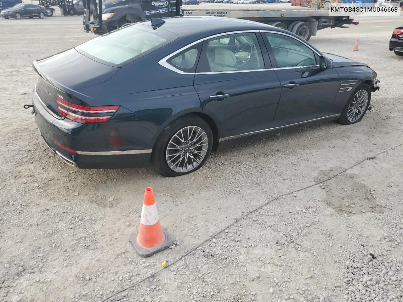 2021 Genesis G80 Base VIN: KMTGB4SC1MU046668 Lot: 80721944