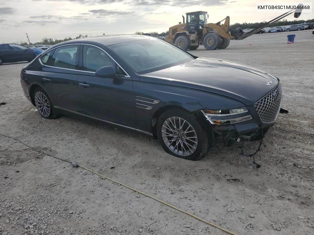 2021 Genesis G80 Base VIN: KMTGB4SC1MU046668 Lot: 80721944