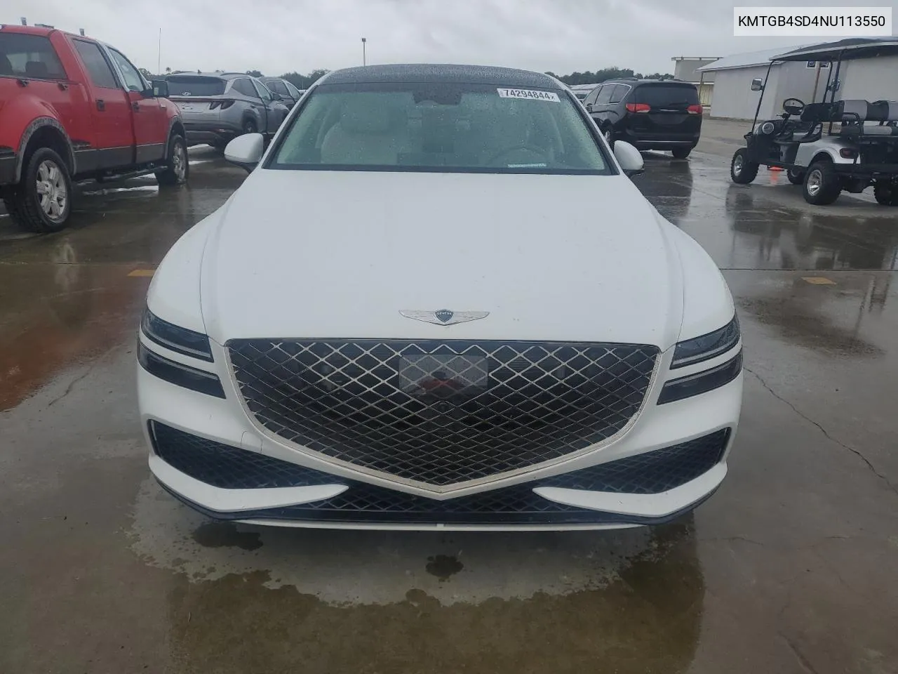 2022 Genesis G80 Sport Prestige VIN: KMTGB4SD4NU113550 Lot: 74294844