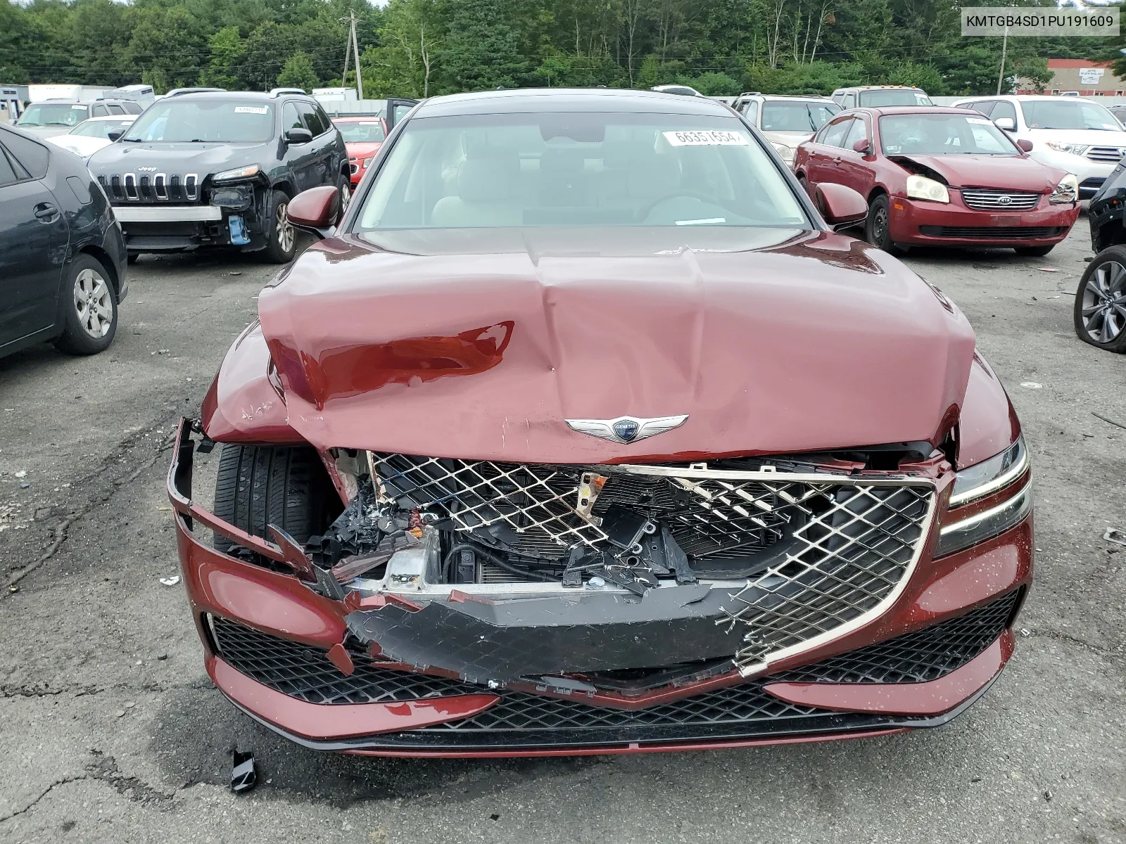 2023 Genesis G80 Base VIN: KMTGB4SD1PU191609 Lot: 66351654