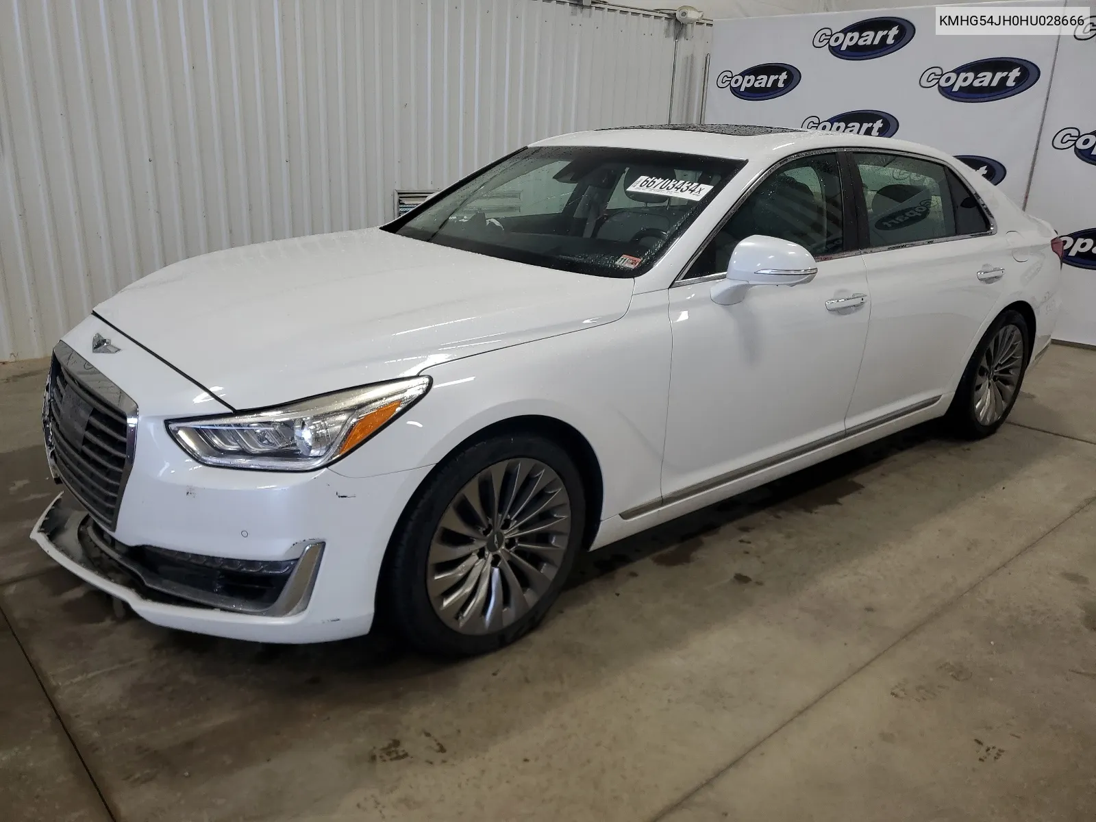 KMHG54JH0HU028666 2017 Genesis G90 Ultimate