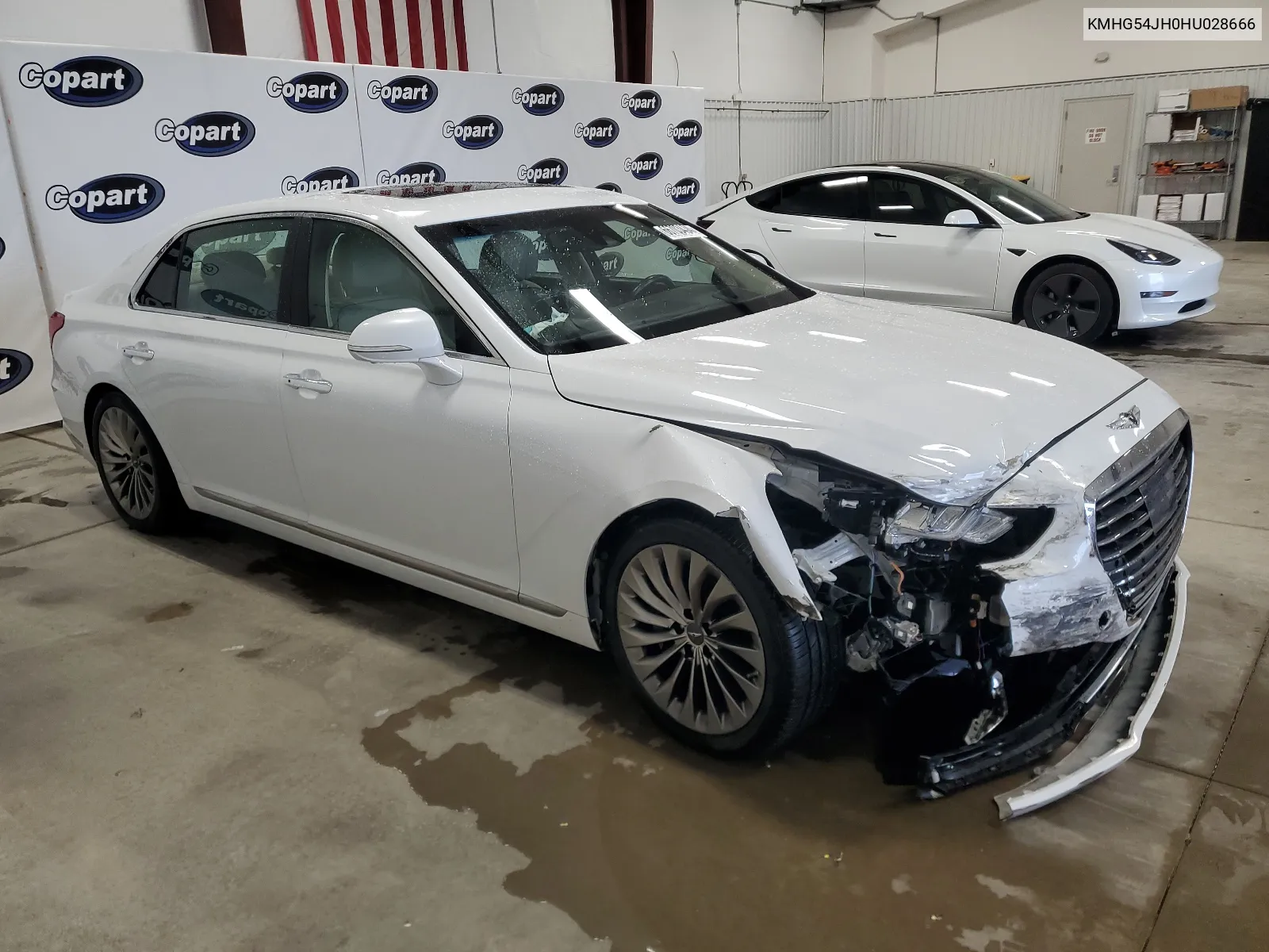 KMHG54JH0HU028666 2017 Genesis G90 Ultimate