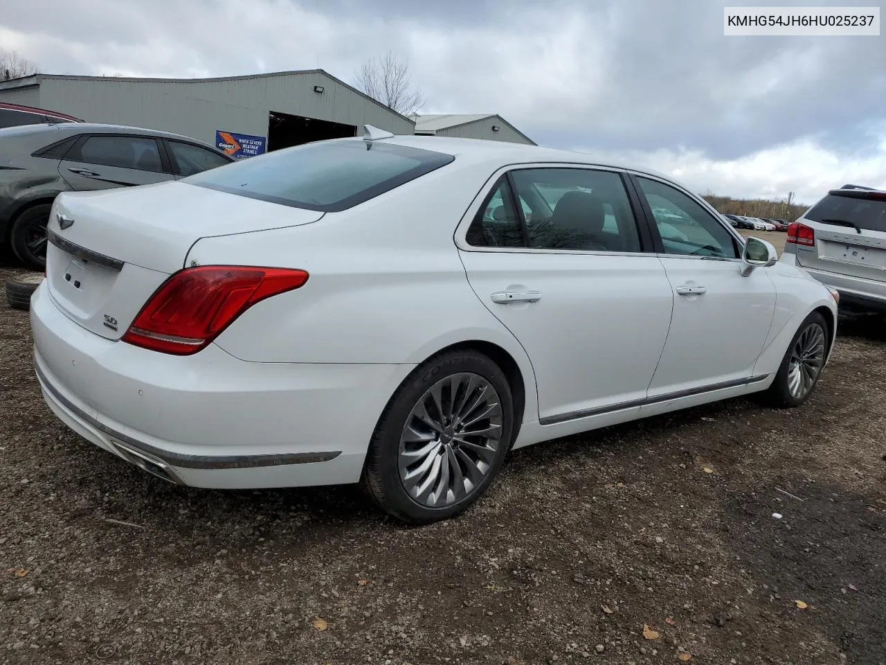 2017 Genesis G90 Ultimate VIN: KMHG54JH6HU025237 Lot: 78040824