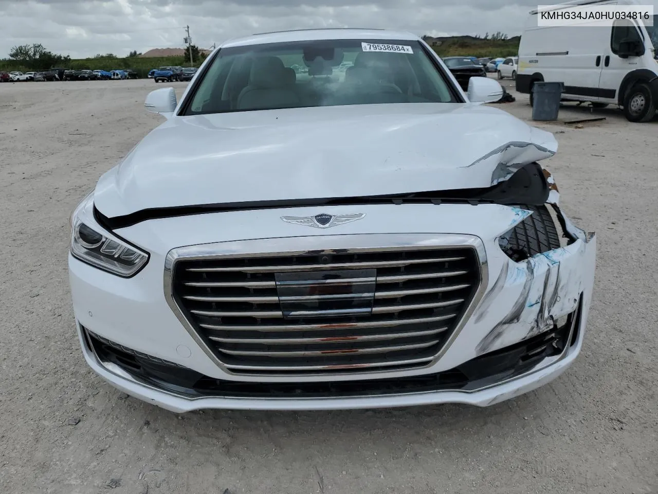 2017 Genesis G90 Premium VIN: KMHG34JA0HU034816 Lot: 79538684