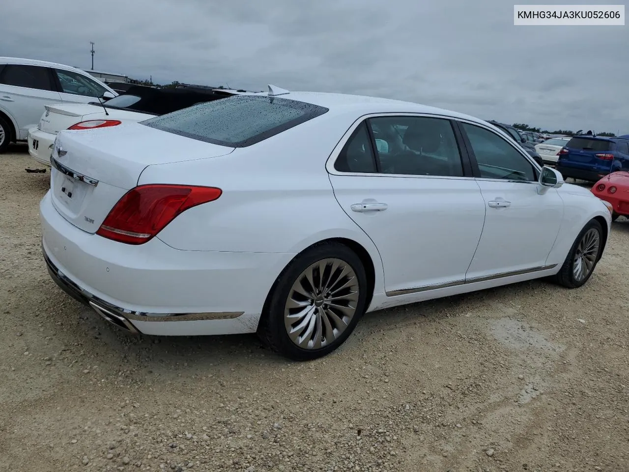 2019 Genesis G90 Premium VIN: KMHG34JA3KU052606 Lot: 74087844