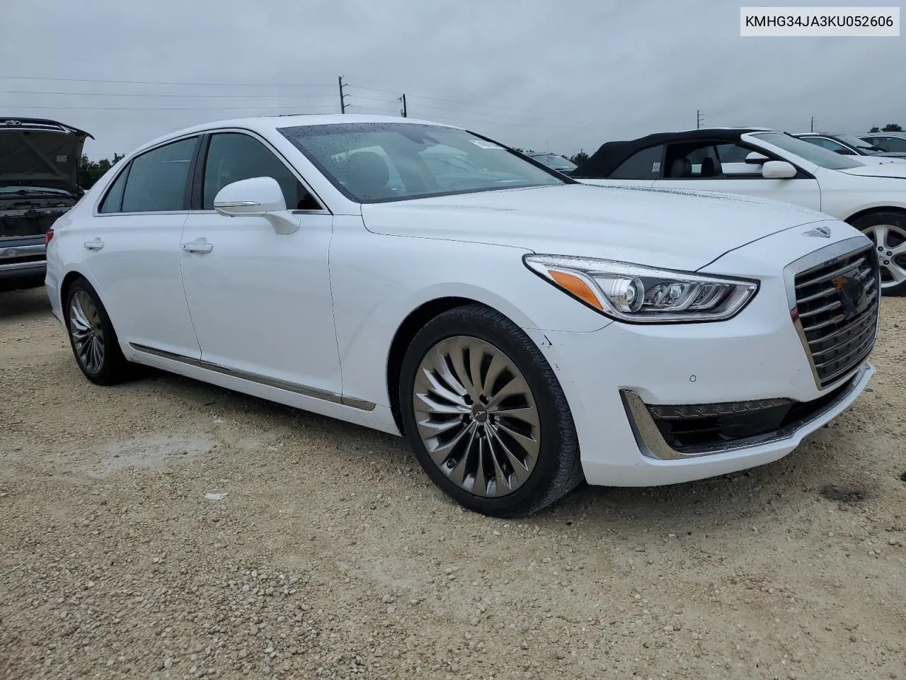 2019 Genesis G90 Premium VIN: KMHG34JA3KU052606 Lot: 74087844