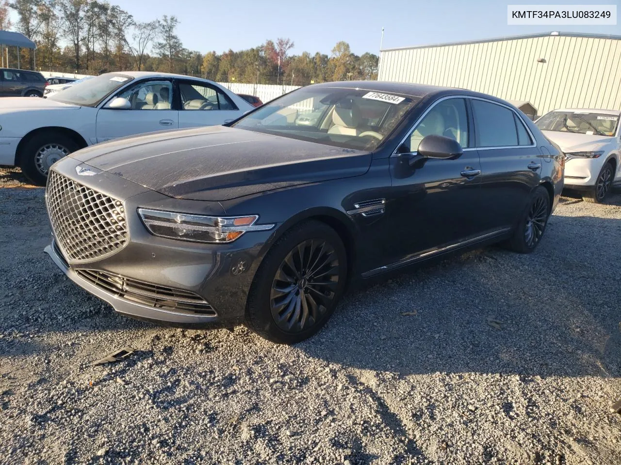 2020 Genesis G90 Premium VIN: KMTF34PA3LU083249 Lot: 77643584