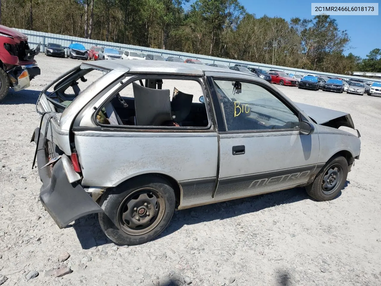 1990 Geo Metro Lsi Sprint Cl VIN: 2C1MR2466L6018173 Lot: 72966054