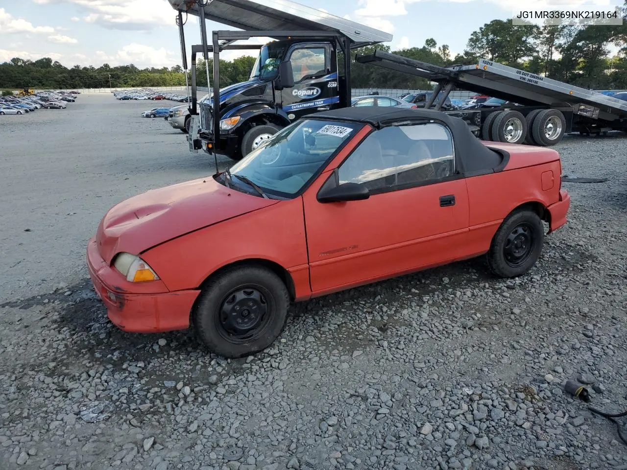 1992 Geo Metro Lsi Sprint Cl VIN: JG1MR3369NK219164 Lot: 69017534