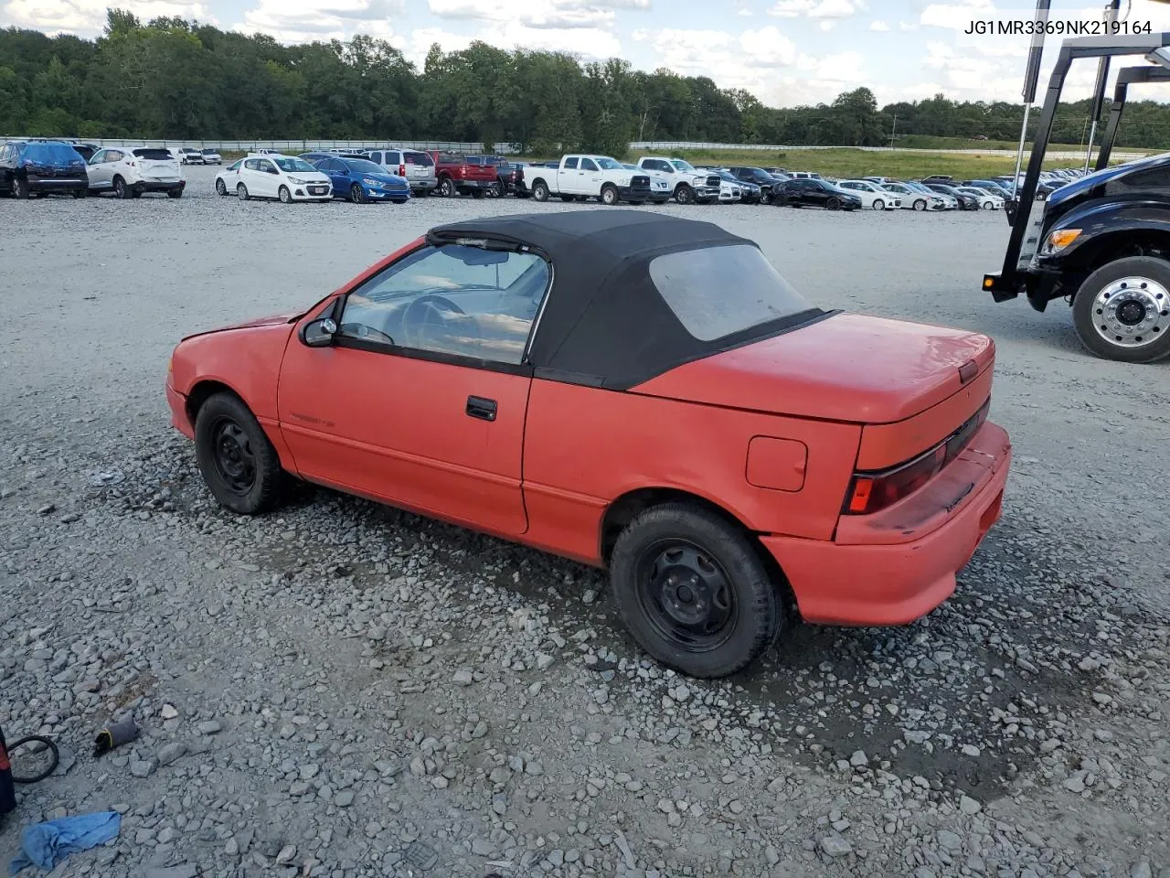 1992 Geo Metro Lsi Sprint Cl VIN: JG1MR3369NK219164 Lot: 69017534