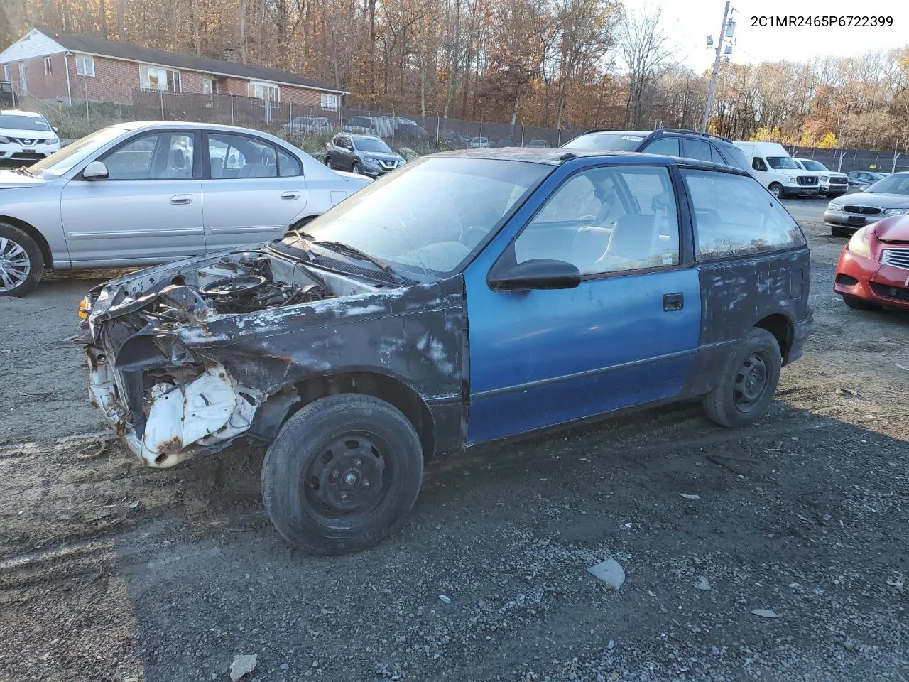 1993 Geo Metro VIN: 2C1MR2465P6722399 Lot: 78855304