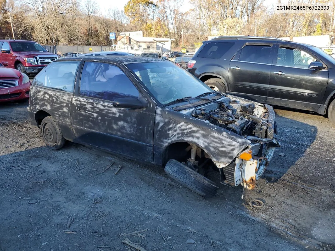 1993 Geo Metro VIN: 2C1MR2465P6722399 Lot: 78855304