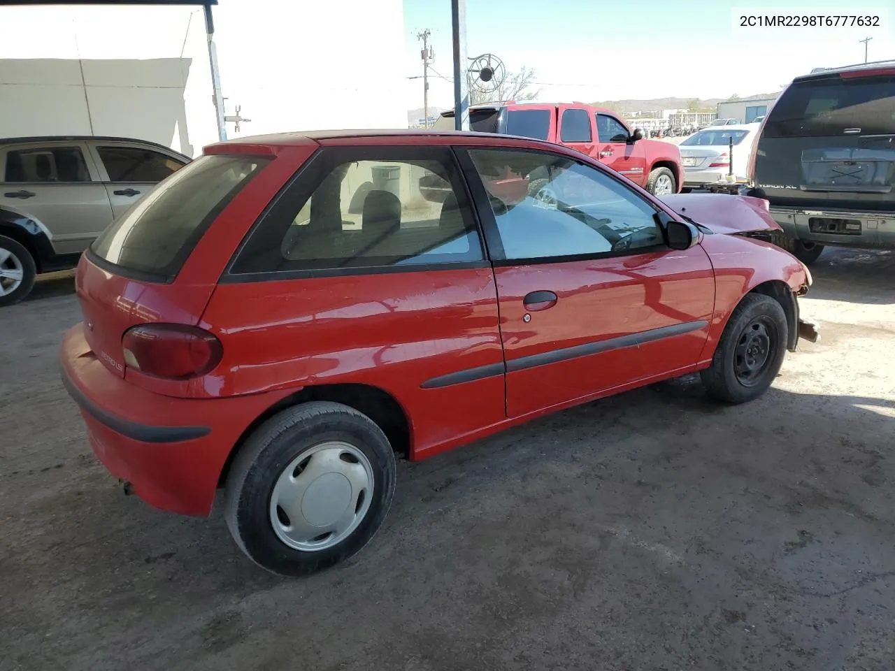 1996 Geo Metro Base VIN: 2C1MR2298T6777632 Lot: 73324104