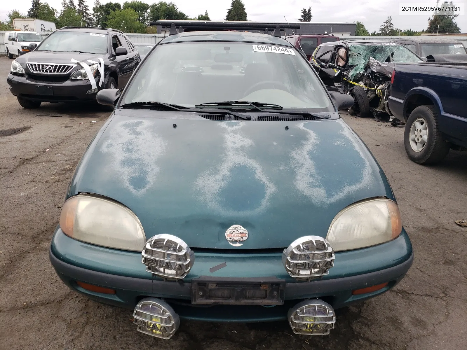 1997 Geo Metro Lsi VIN: 2C1MR5295V6771131 Lot: 66974244