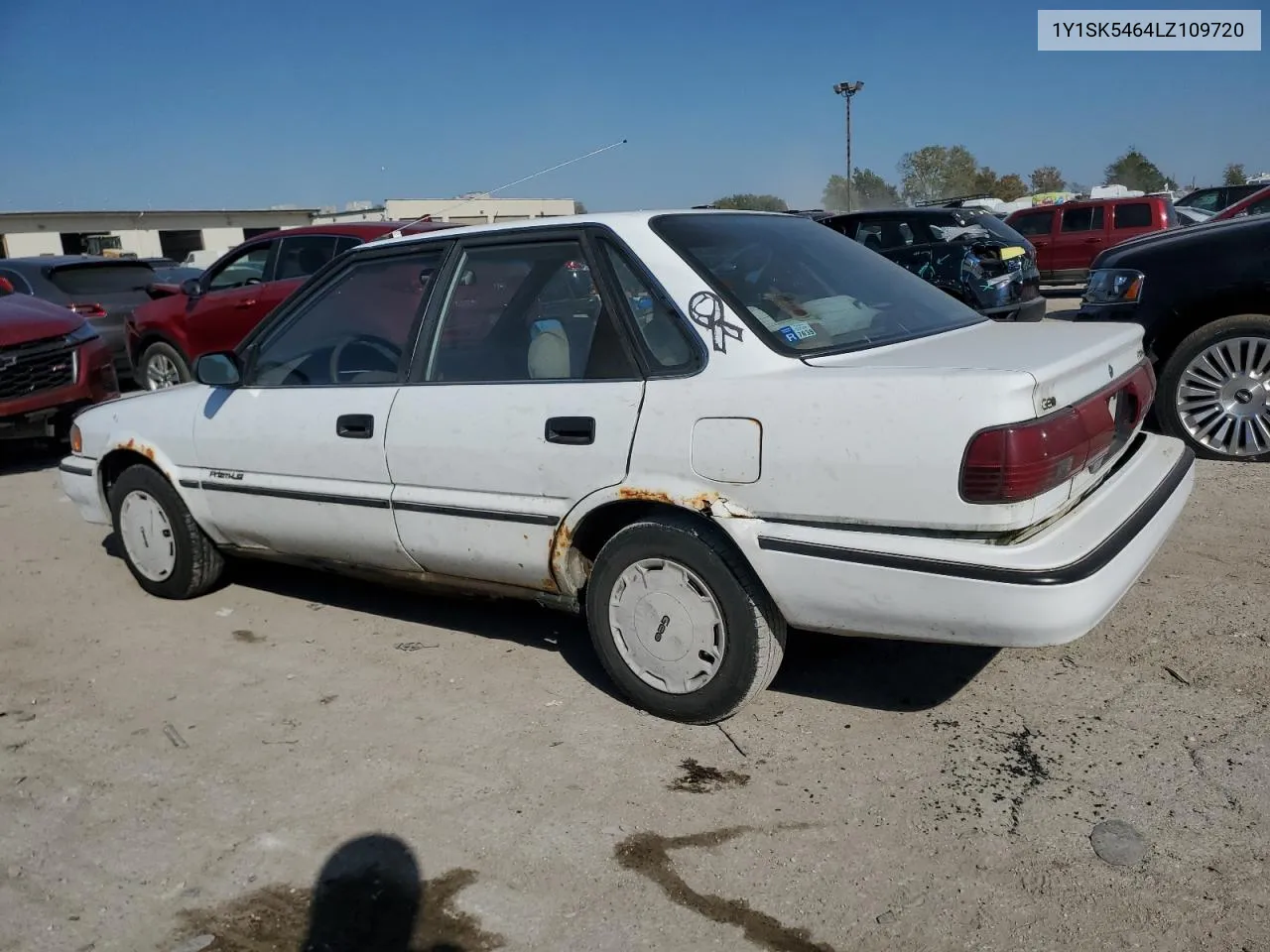 1990 Geo Prizm Base VIN: 1Y1SK5464LZ109720 Lot: 75422054