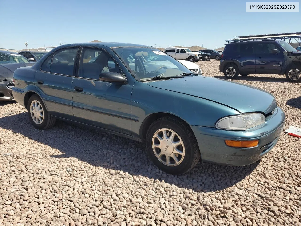 1995 Geo Prizm Lsi VIN: 1Y1SK5282SZ023390 Lot: 71589754