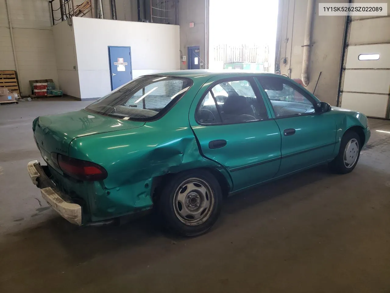 1995 Geo Prizm Base VIN: 1Y1SK5262SZ022089 Lot: 72804104