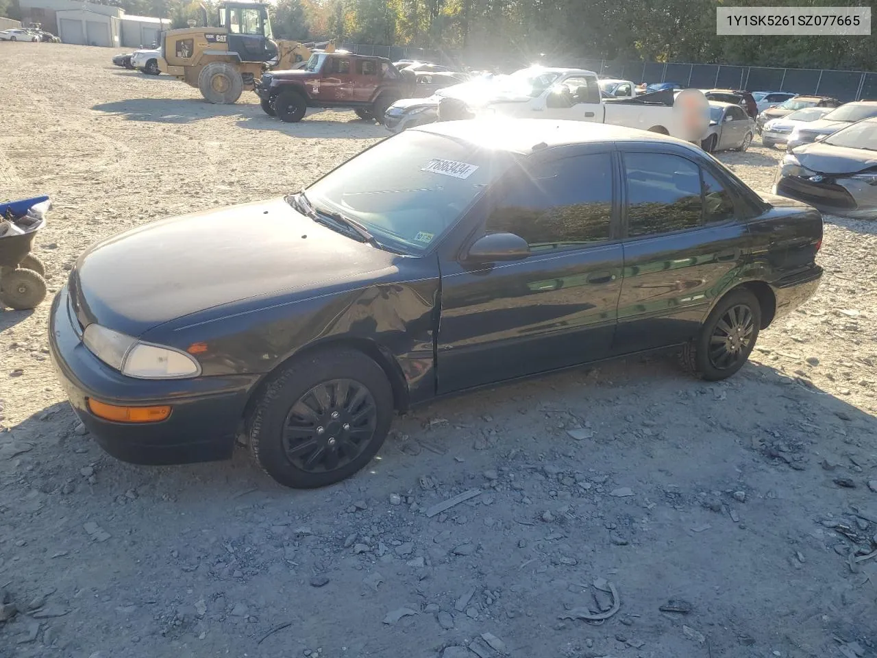 1995 Geo Prizm Base VIN: 1Y1SK5261SZ077665 Lot: 76863434