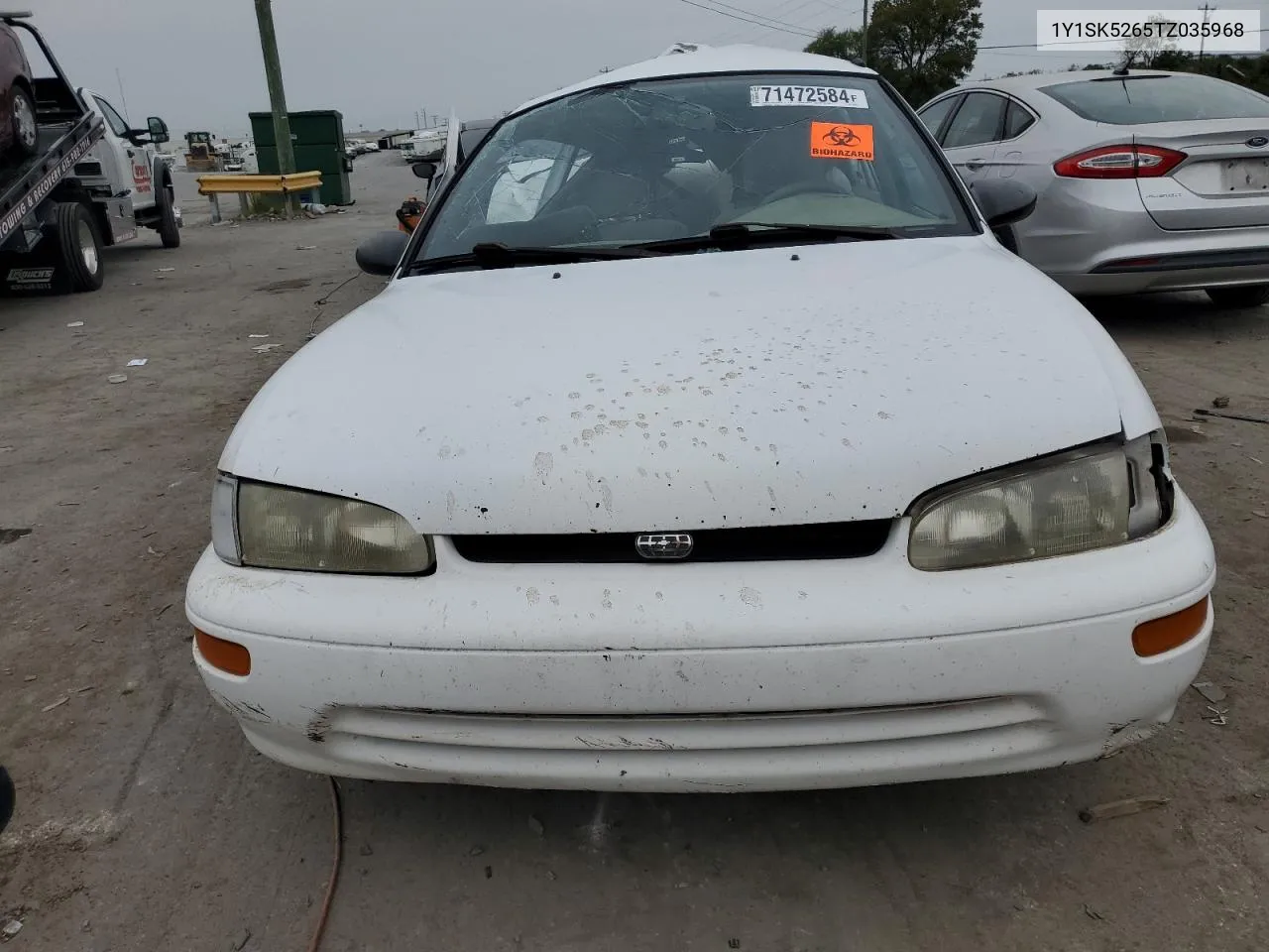 1996 Geo Prizm Base VIN: 1Y1SK5265TZ035968 Lot: 71472584