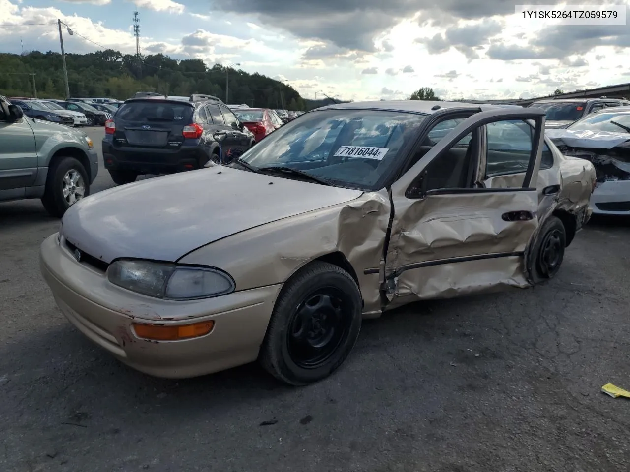 1996 Geo Prizm Base VIN: 1Y1SK5264TZ059579 Lot: 71816044