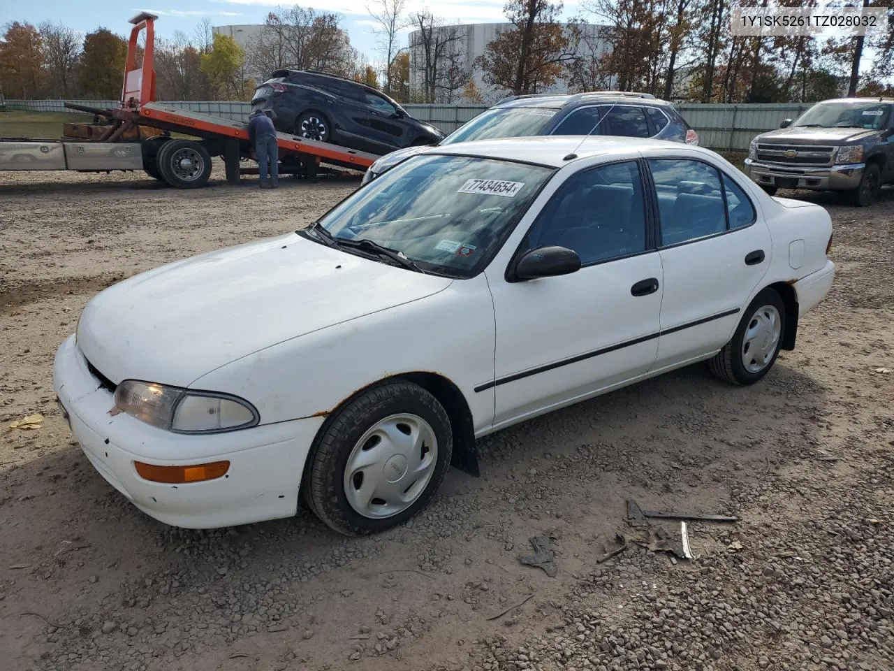 1996 Geo Prizm Base VIN: 1Y1SK5261TZ028032 Lot: 77434654