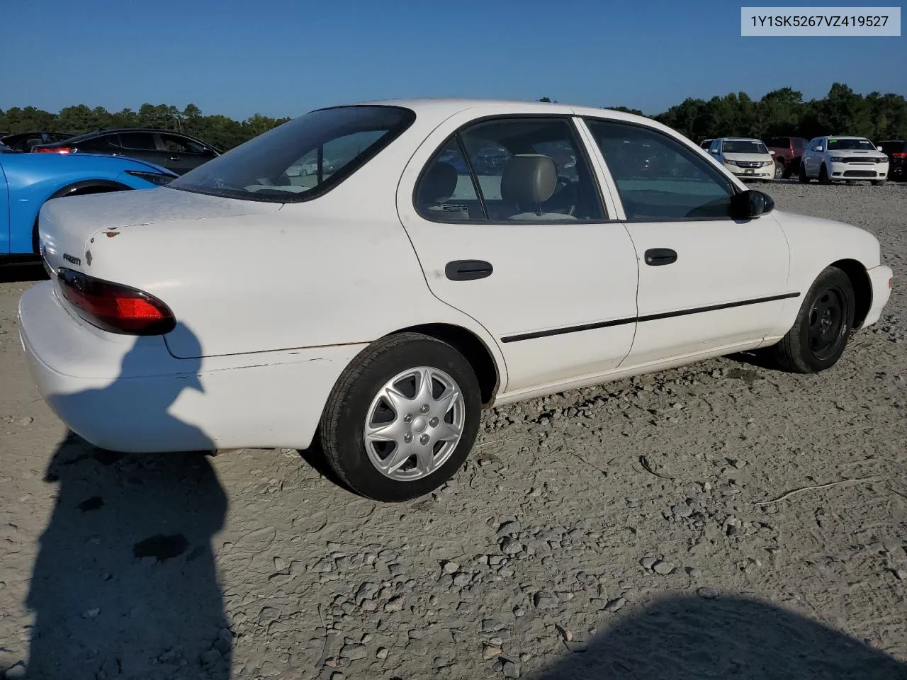 1997 Geo Prizm Base VIN: 1Y1SK5267VZ419527 Lot: 72395944