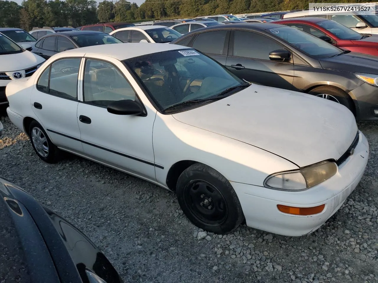 1997 Geo Prizm Base VIN: 1Y1SK5267VZ419527 Lot: 72395944