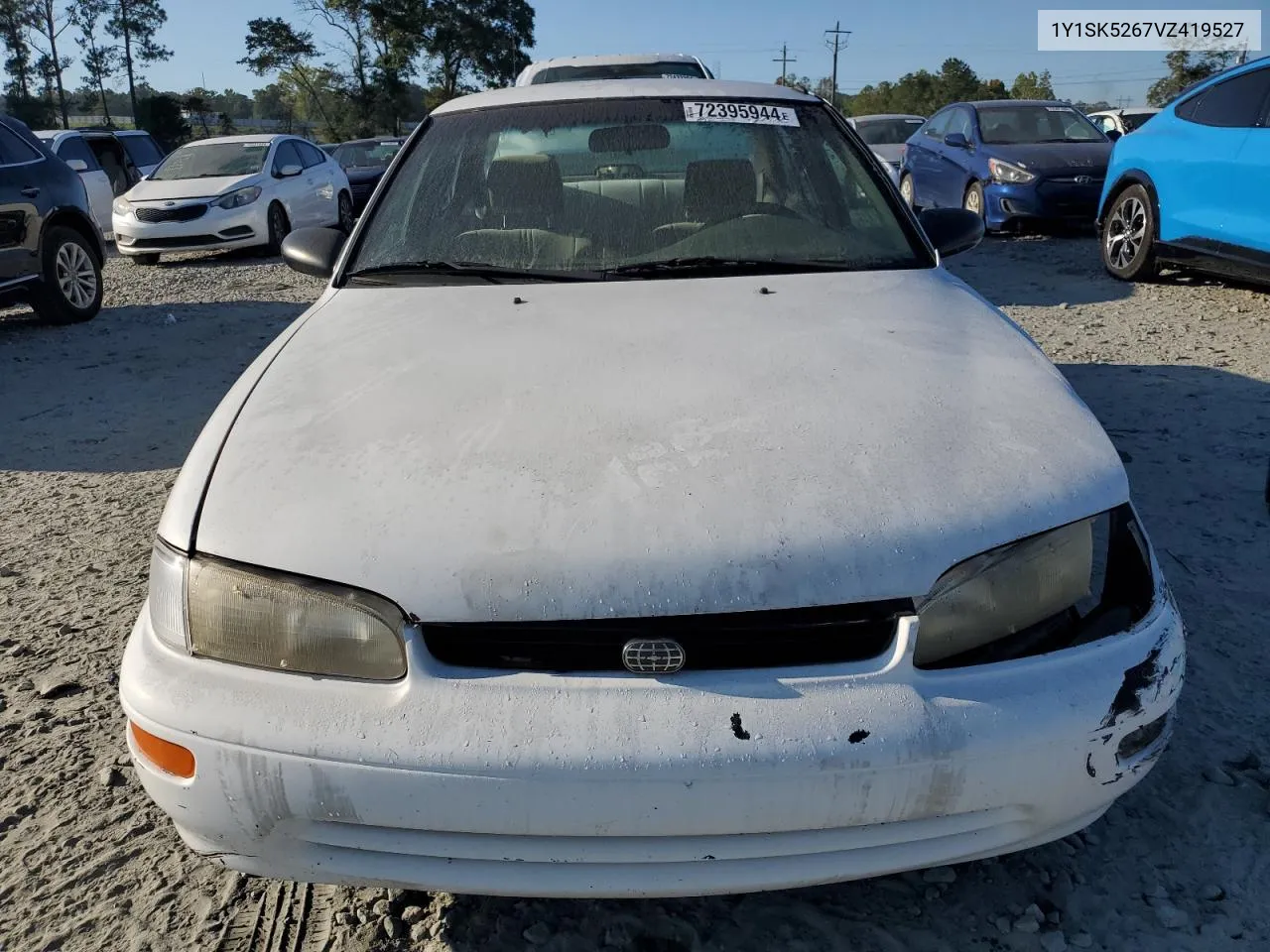 1997 Geo Prizm Base VIN: 1Y1SK5267VZ419527 Lot: 72395944