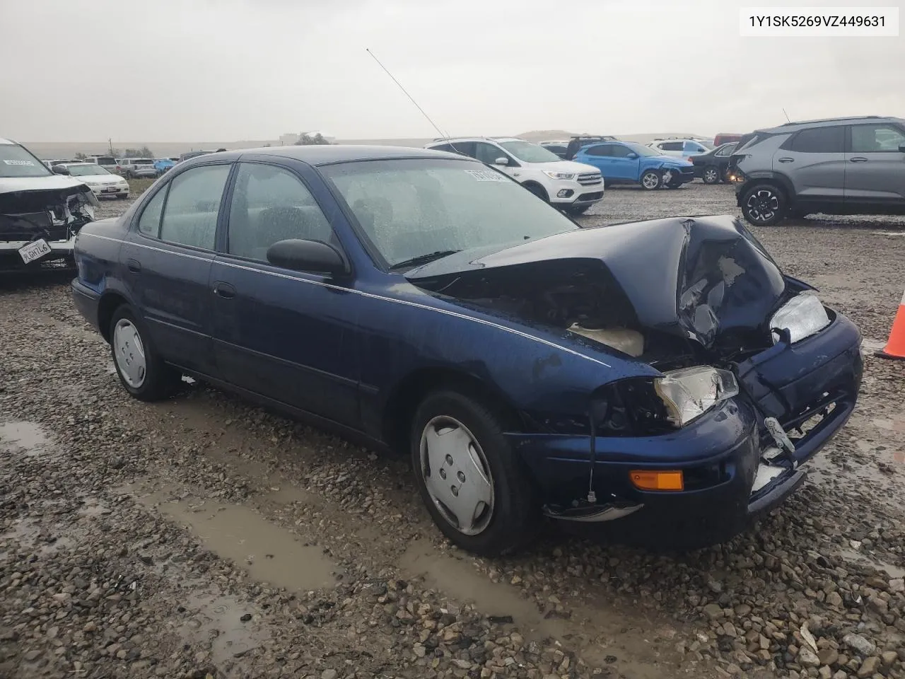 1997 Geo Prizm Base VIN: 1Y1SK5269VZ449631 Lot: 76770154