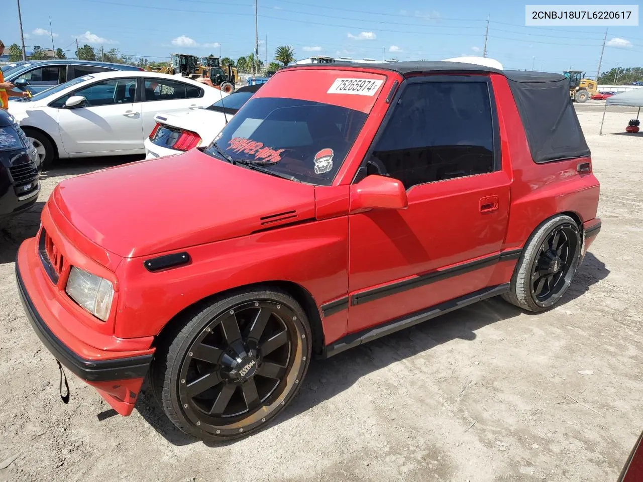 2CNBJ18U7L6220617 1990 Geo Tracker