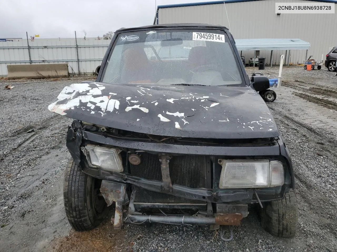 1992 Geo Tracker VIN: 2CNBJ18U8N6938728 Lot: 79459914