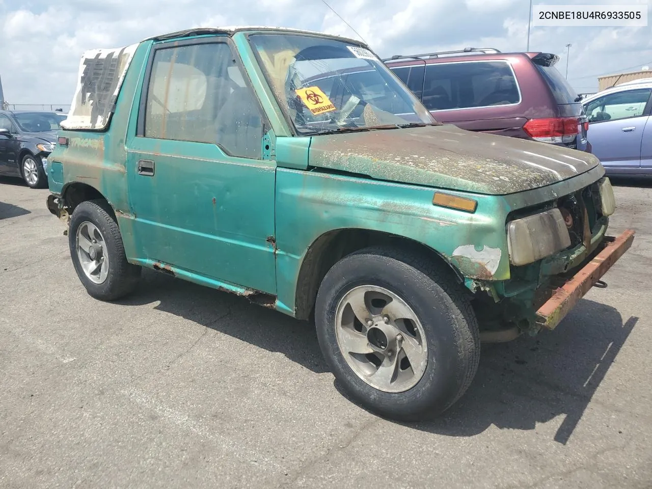 1994 Geo Tracker VIN: 2CNBE18U4R6933505 Lot: 68421924