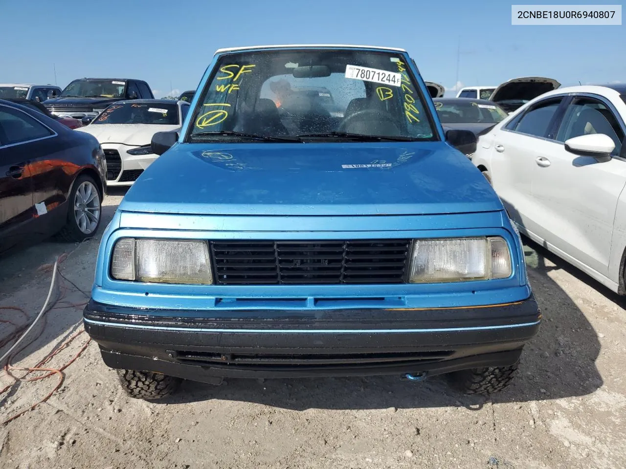 1994 Geo Tracker VIN: 2CNBE18U0R6940807 Lot: 78071244