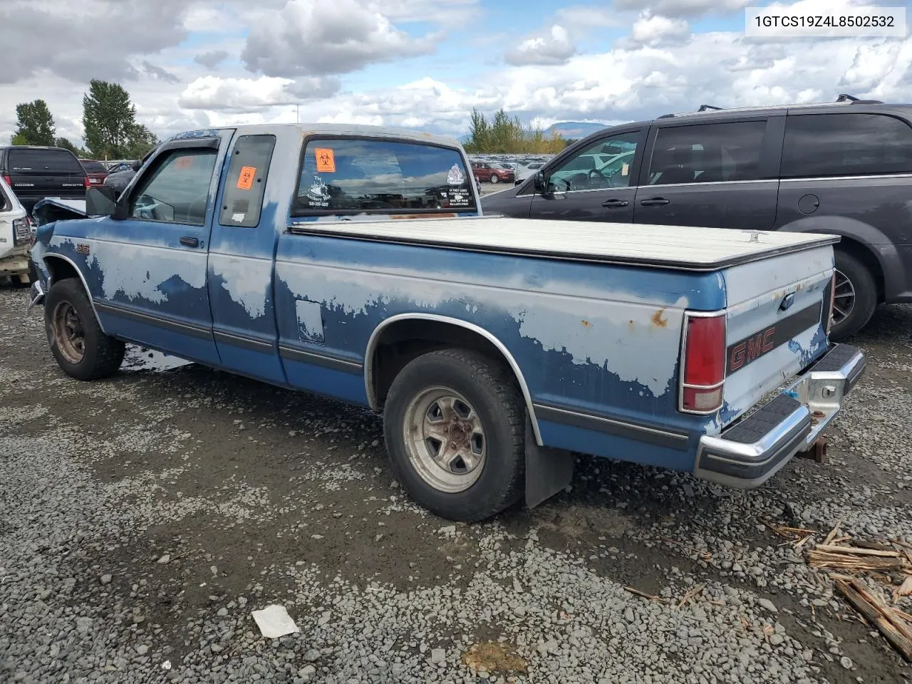 1990 GMC S Truck S15 VIN: 1GTCS19Z4L8502532 Lot: 71074514