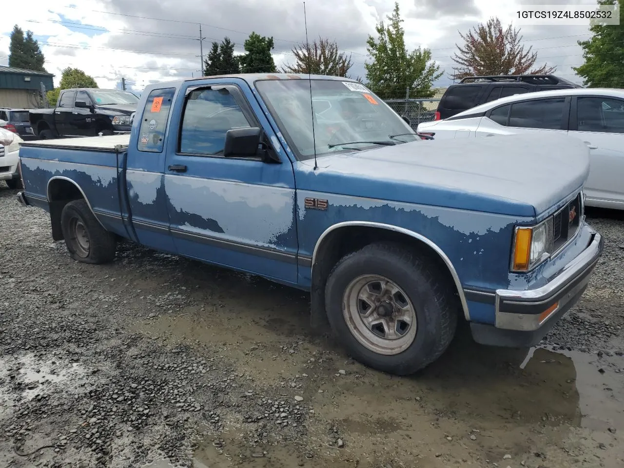 1990 GMC S Truck S15 VIN: 1GTCS19Z4L8502532 Lot: 71074514