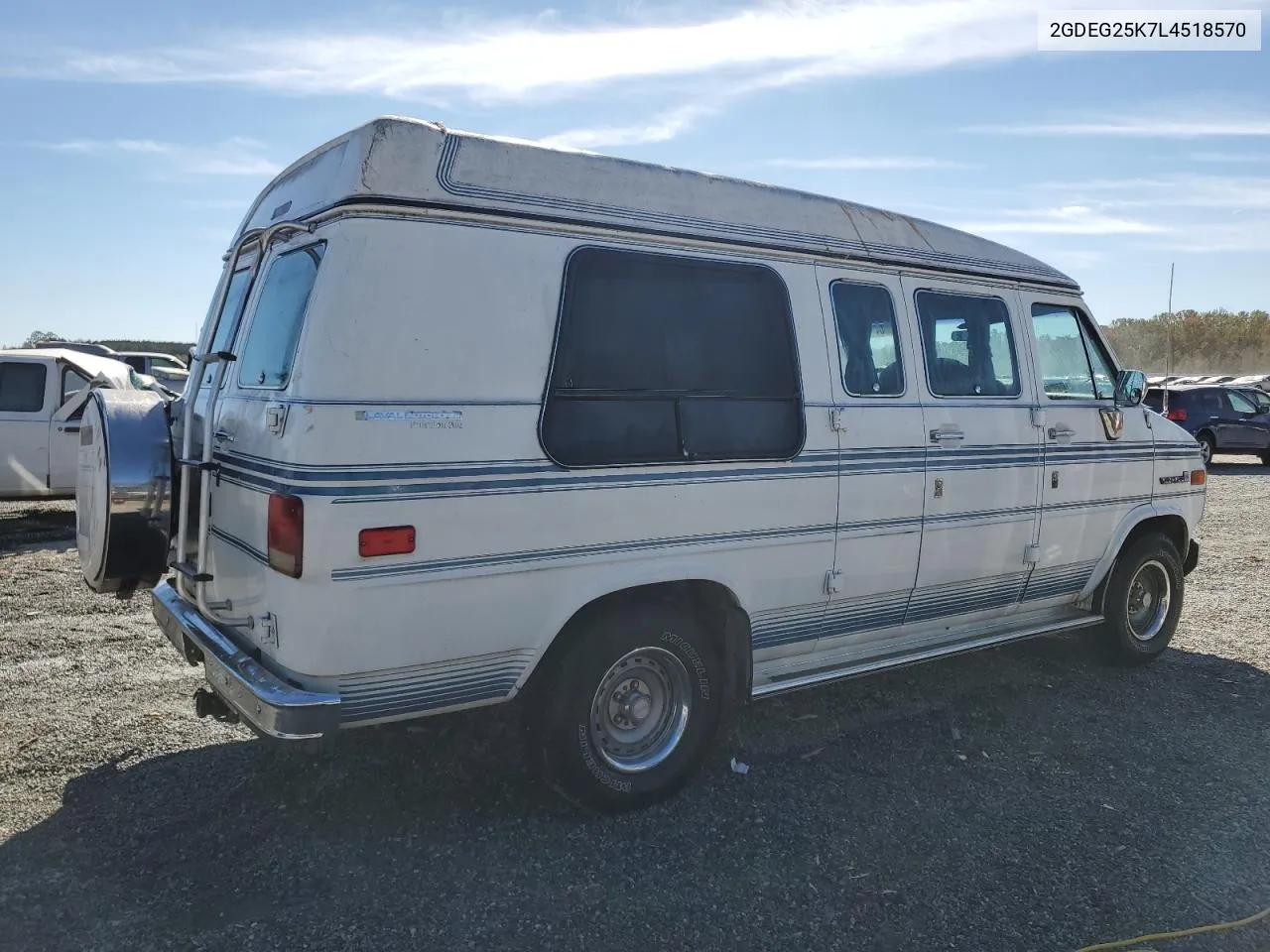 1990 GMC Rally Wagon / Van G2500 VIN: 2GDEG25K7L4518570 Lot: 75763004