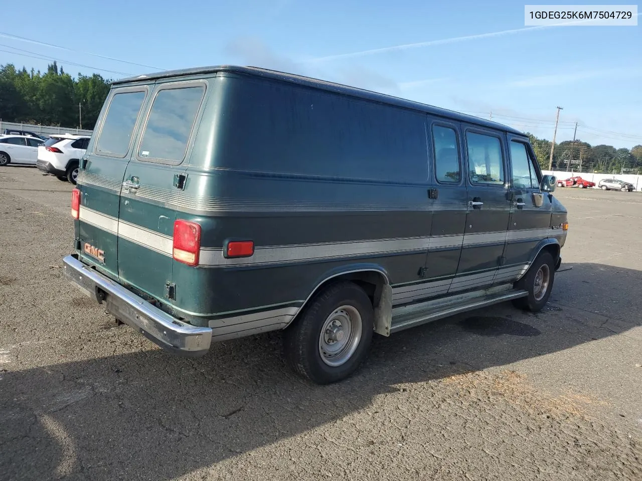 1991 GMC Rally Wagon / Van G2500 VIN: 1GDEG25K6M7504729 Lot: 71146614