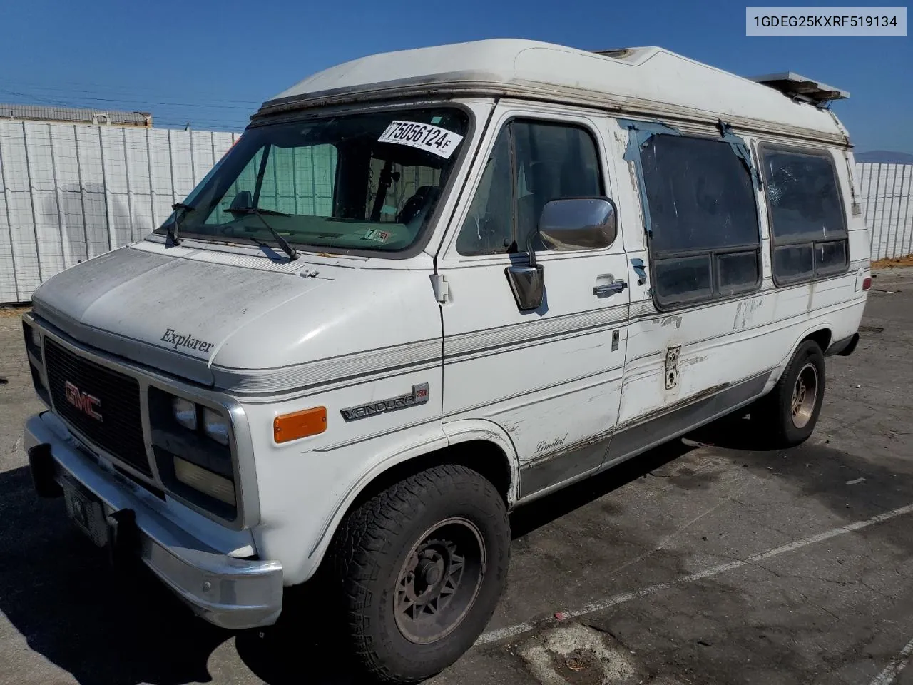 1GDEG25KXRF519134 1994 GMC Rally Wagon / Van G2500