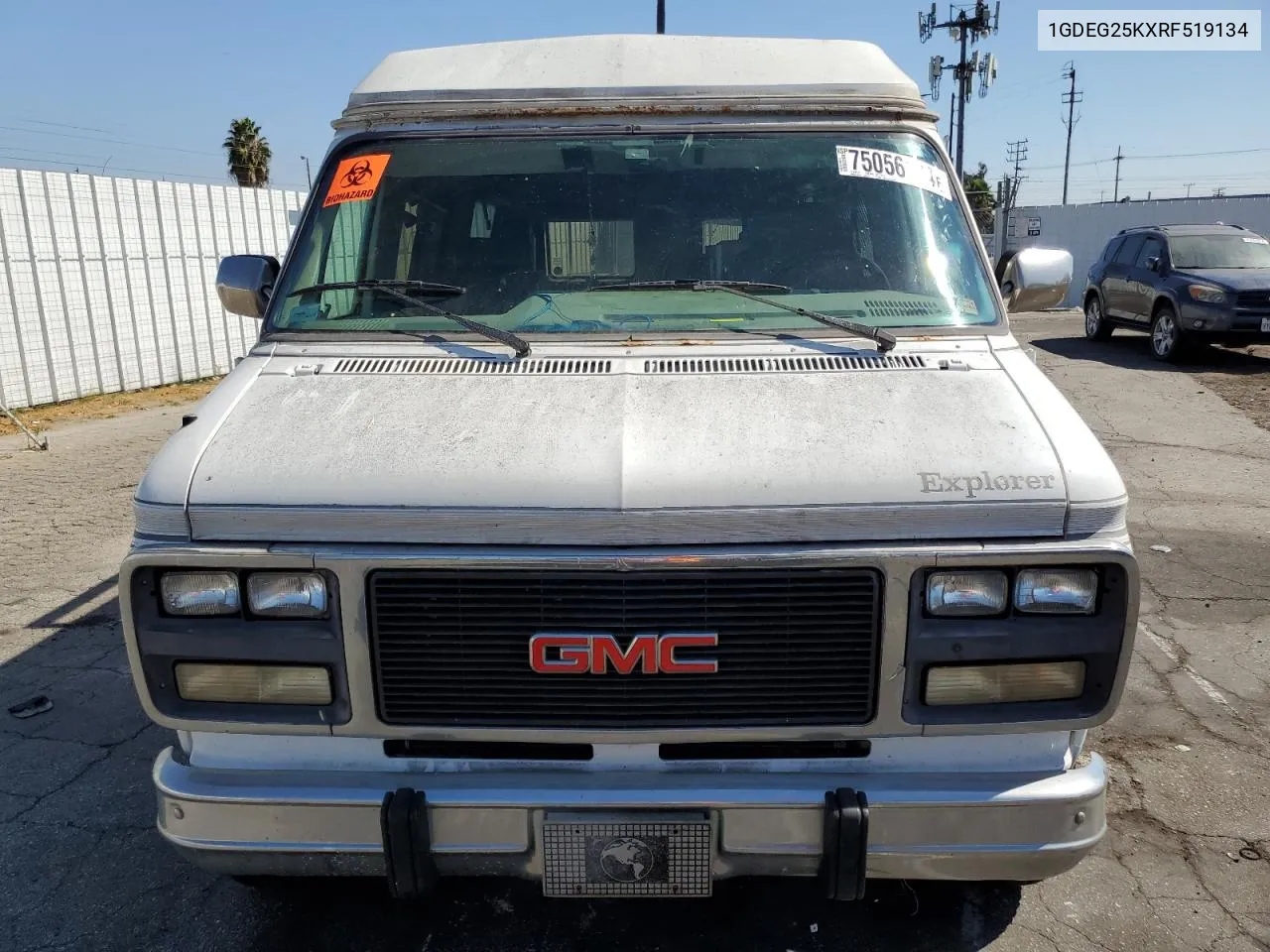 1994 GMC Rally Wagon / Van G2500 VIN: 1GDEG25KXRF519134 Lot: 75056124