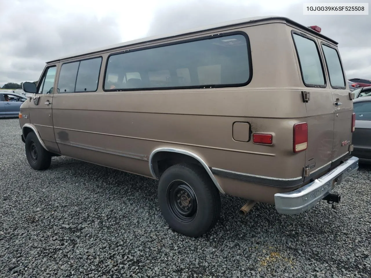 1995 GMC Rally Wagon G3500 VIN: 1GJGG39K6SF525508 Lot: 74144674