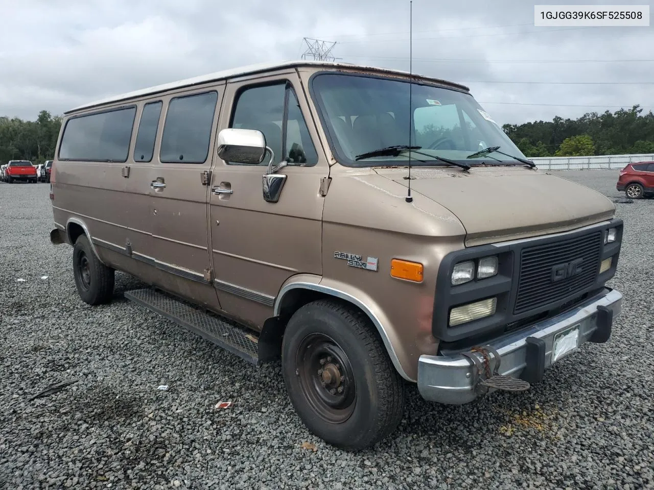 1995 GMC Rally Wagon G3500 VIN: 1GJGG39K6SF525508 Lot: 74144674