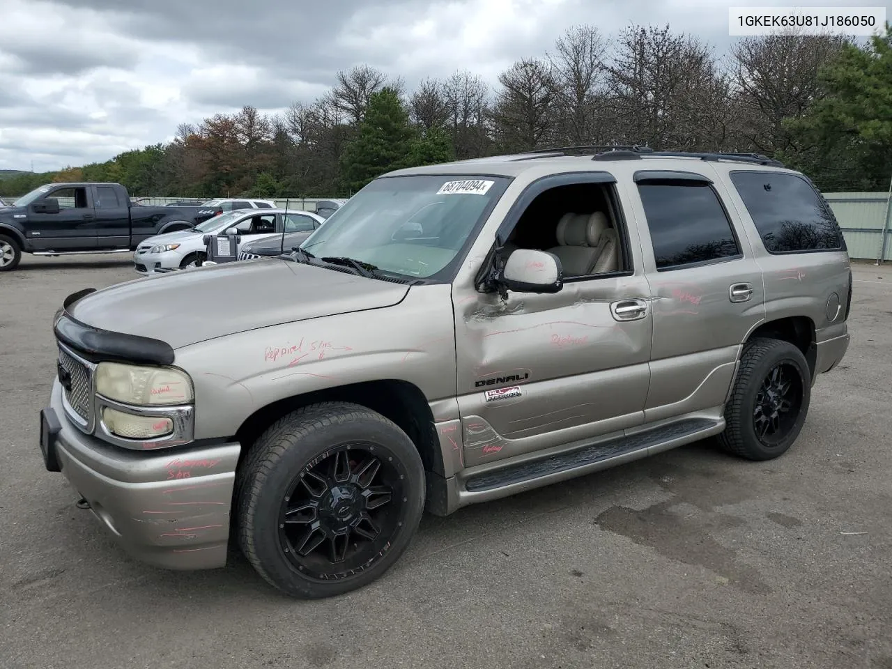 2001 GMC Denali VIN: 1GKEK63U81J186050 Lot: 68704094