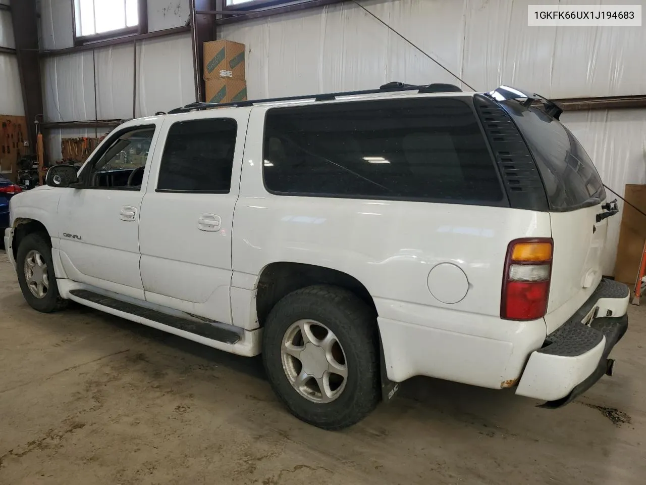 2001 GMC Denali Xl K1500 VIN: 1GKFK66UX1J194683 Lot: 78615934