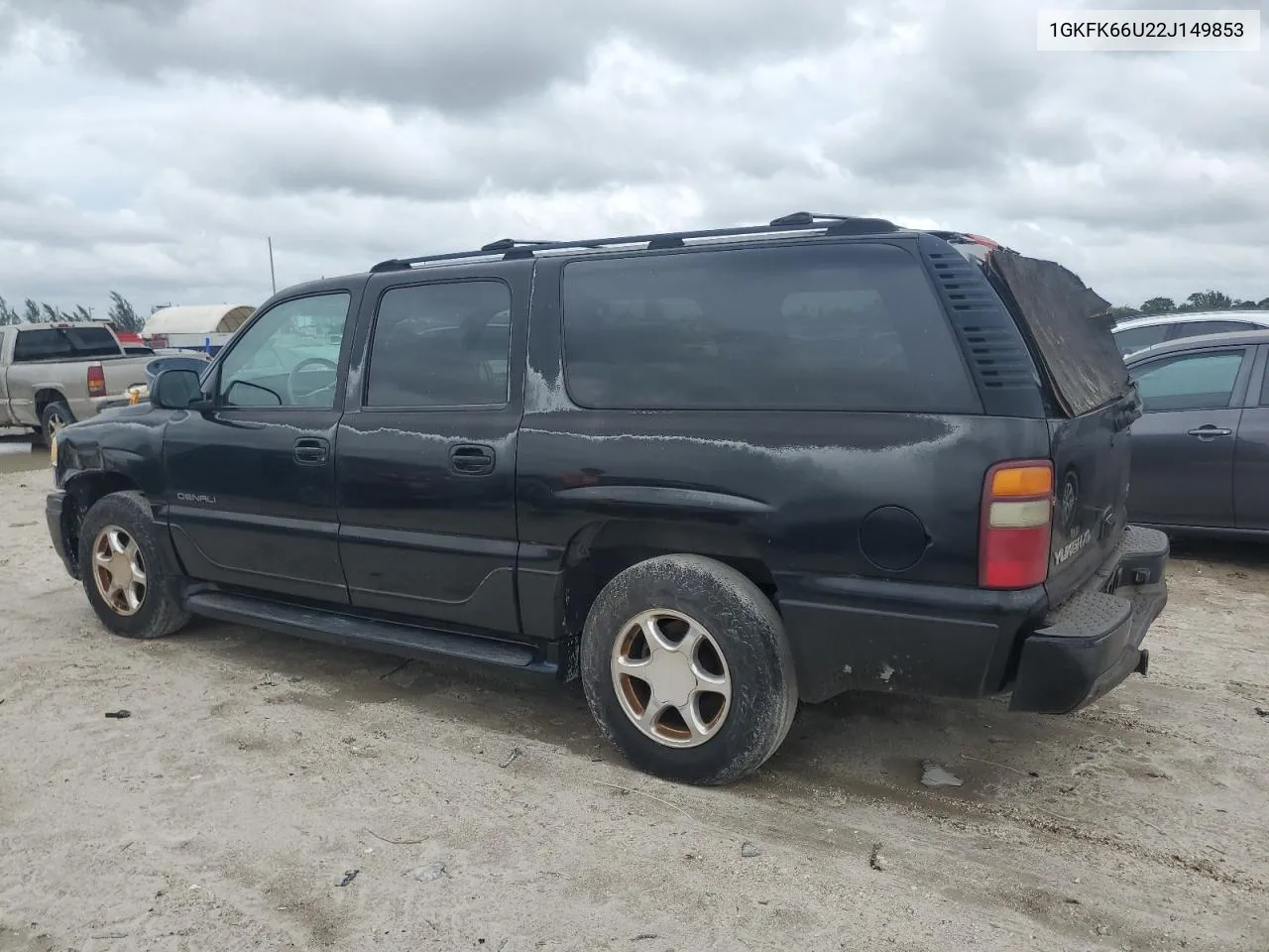 2002 GMC Denali Xl K1500 VIN: 1GKFK66U22J149853 Lot: 74943994