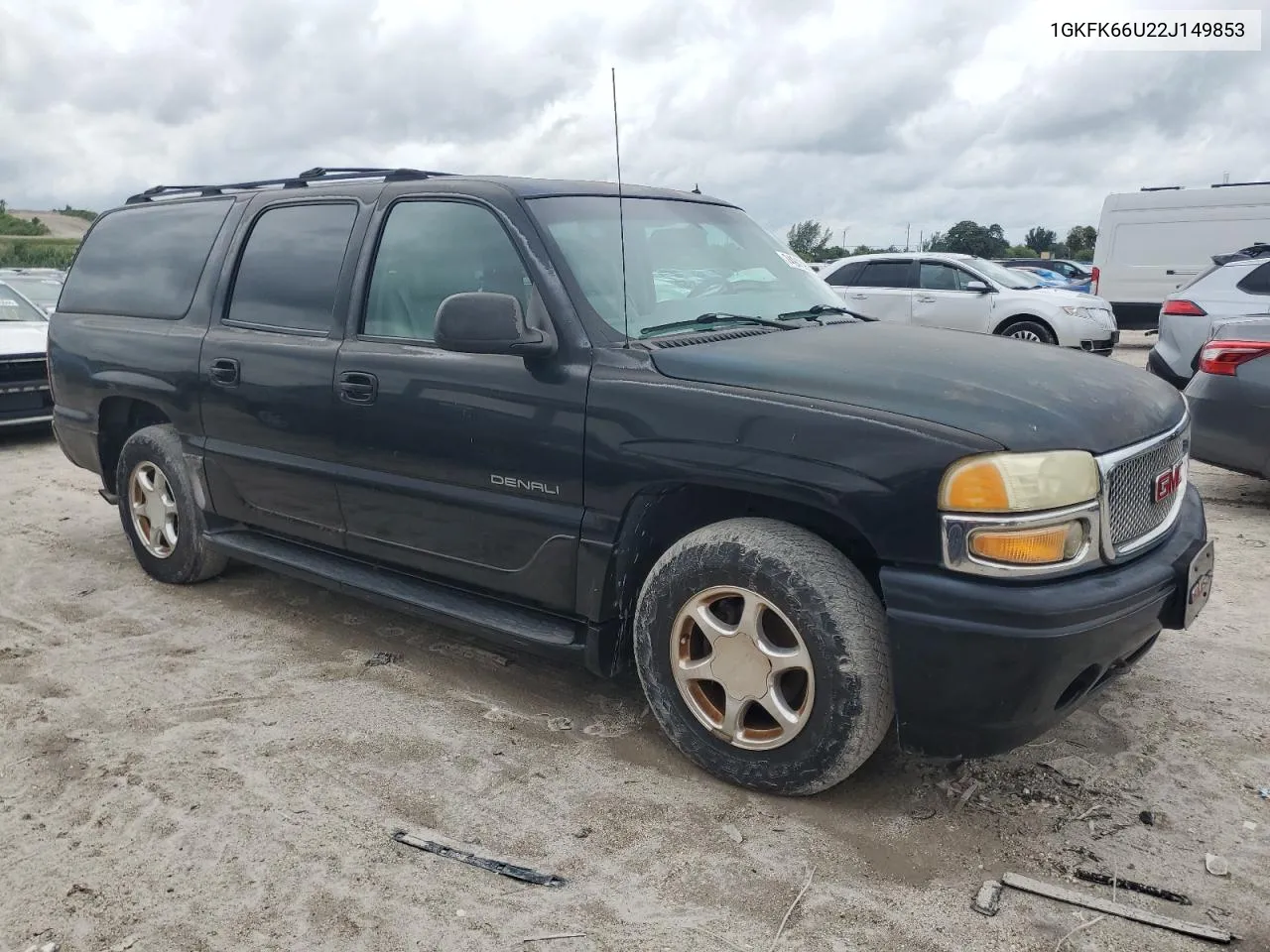 2002 GMC Denali Xl K1500 VIN: 1GKFK66U22J149853 Lot: 74943994