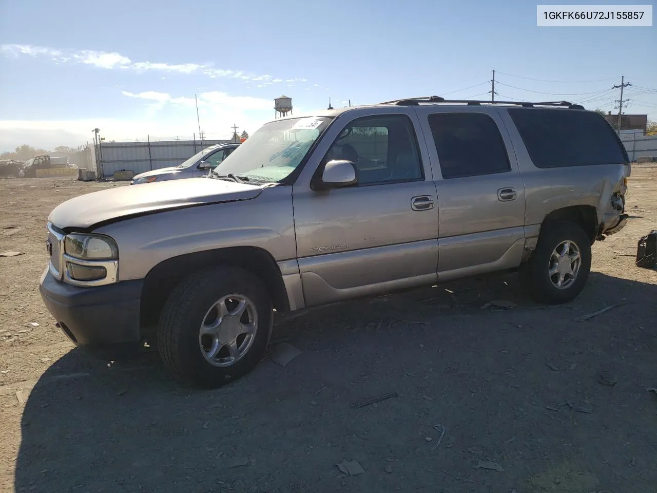 2002 GMC Denali Xl K1500 VIN: 1GKFK66U72J155857 Lot: 77367264