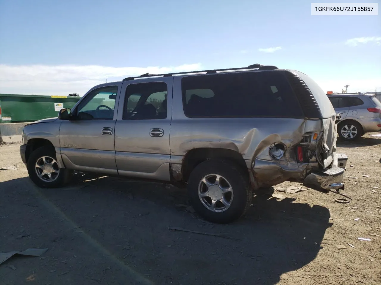 2002 GMC Denali Xl K1500 VIN: 1GKFK66U72J155857 Lot: 77367264