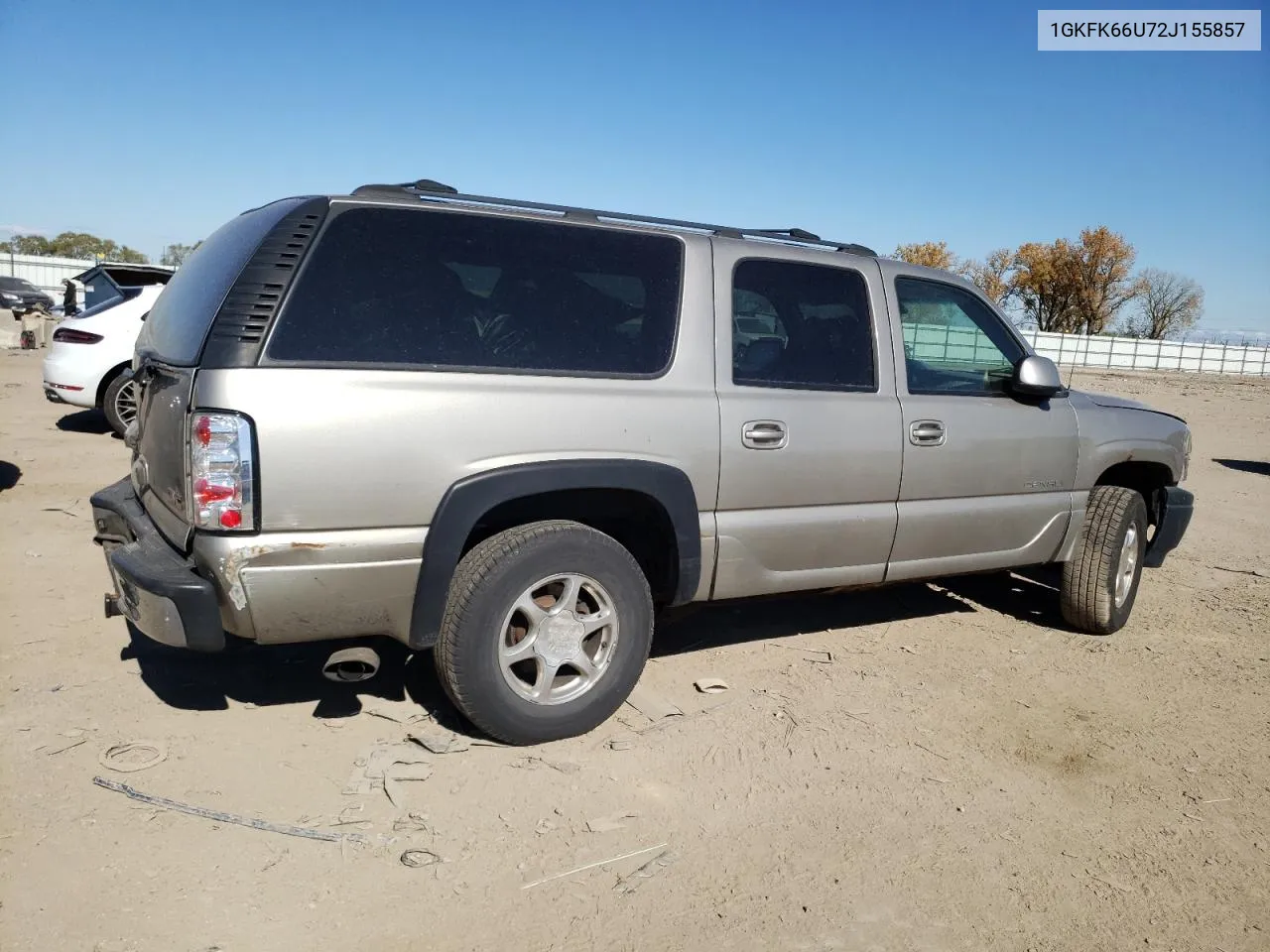 2002 GMC Denali Xl K1500 VIN: 1GKFK66U72J155857 Lot: 77367264